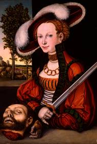 Lucas_the_Elder_Cranach_-_Judith_with_the_Head_of_Holofernes_-_(MeisterDrucke-911114)