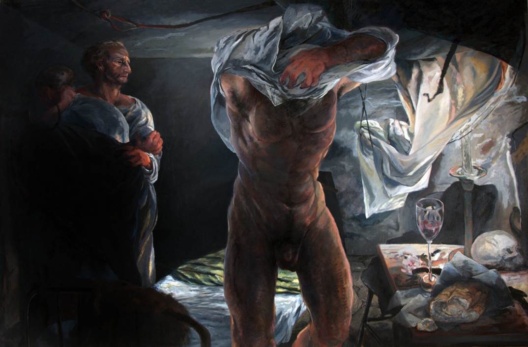 EK_1990_John-Prepares-for-Death_8x12_oil-on-panel-1291x850