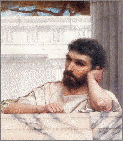 John William Godward Autoritratto