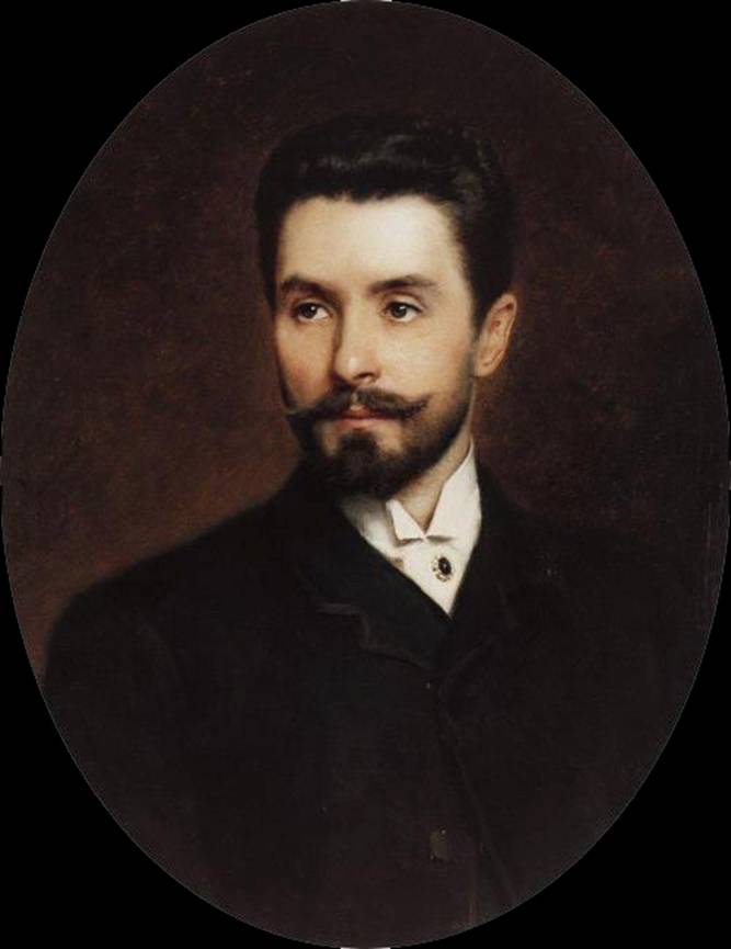 Konstantin Egorovich Makovsky Ritratto del cantante lirico Nikolay Figner